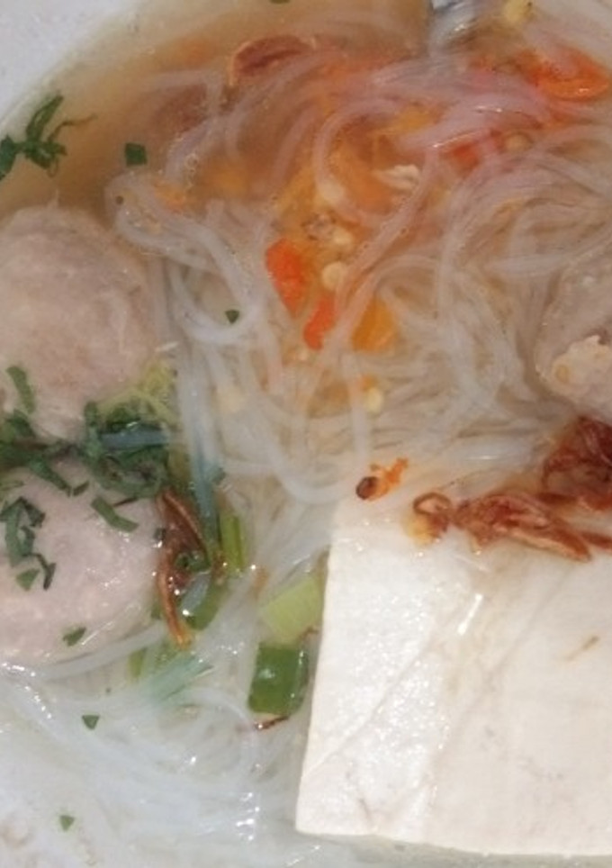 Foto resep Kauh Bakso praktis