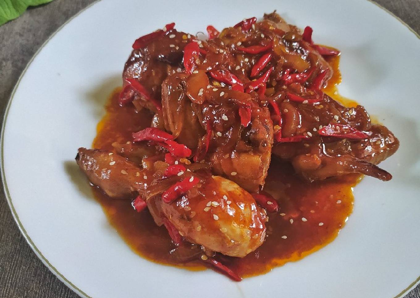 Ayam Goreng Saus Thailand