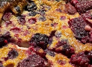 Une photo de Clafoutis aux fruits surgelés