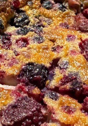 Une photo de Clafoutis aux fruits surgelés