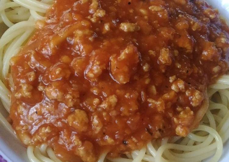 Homemade Spaghetti Boloignese