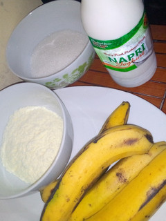 A picture of Banana smoothie.
