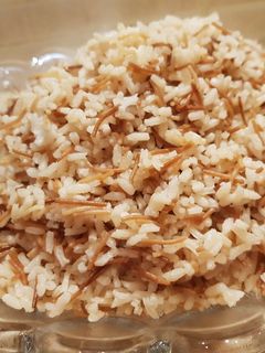 صورة لوصفة رز بالشعيريه