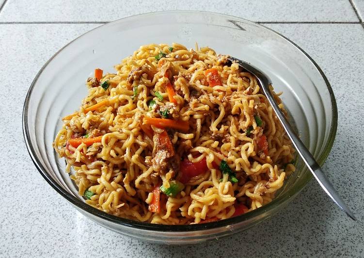 Bagaimana Membuat Mi goreng telur yang Bisa Manjain Lidah