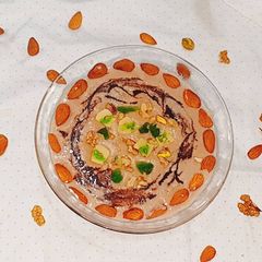 A picture of Choco bread kheer.