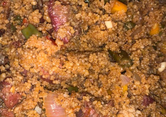 Jollof couscous