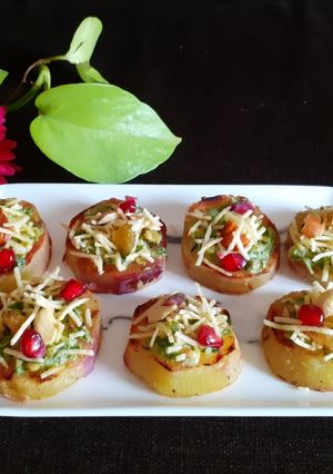 A picture of Sweet Potato Farali Coins.