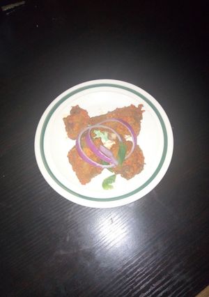 A picture of Peppered meat.