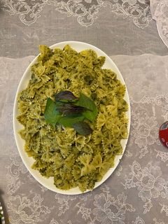 عکسی از دستور پاستا با سس پستو