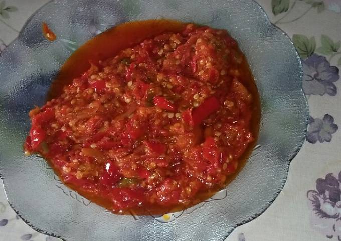 Sambal merah padang