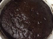 Una foto de mug cake al microondas sin gluten