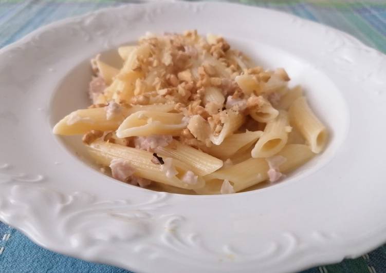 Recipe of Ultimate Penne stracchino e prosciutto cotto