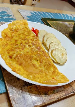 歐姆蛋+煎馬鈴薯 的食譜成品照片