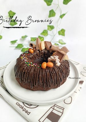 Foto resep Birthday Brownies 🎂
