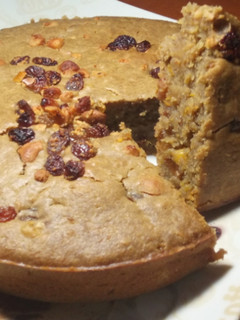 A picture of Boiled fruit cake.
