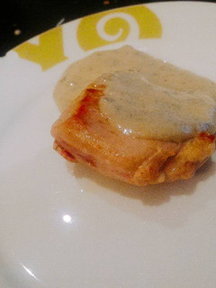 Una foto de Solomillo con salsa cabrales