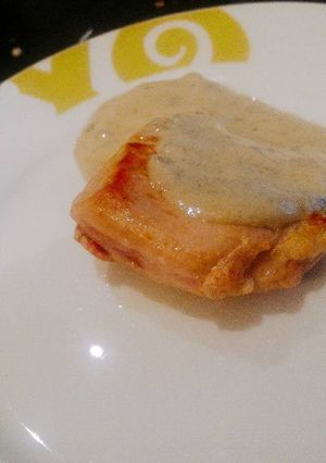 Una foto de Solomillo con salsa cabrales