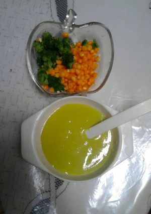 Foto resep MPASI-Bubur BroGung (brokoli jagung) 7M