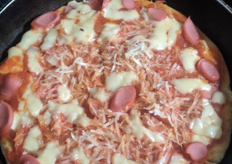  Resep  Pizza  teflon  homemade topping seadanya saja  oleh 