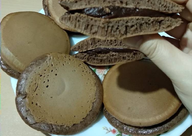 Langkah Membuat Dorayaki Chocolatos Kekinian