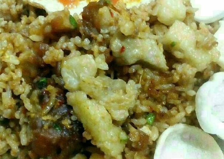 Resep Nasi goreng isi kolestrol nampol, Lezat Sekali