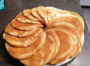 Une photo de Pancakes salés