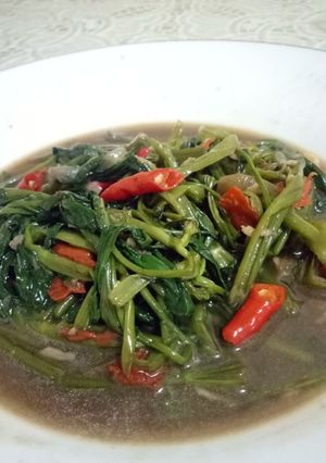 Foto resep Cah Kangkung Terasi