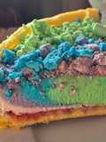 Gâteau multicolore