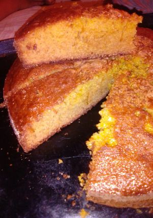 Una foto de 🍰 deliciosa torta de naranja🍊😋