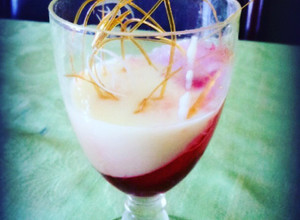Una foto de Postre de sémola y jalea 🍧