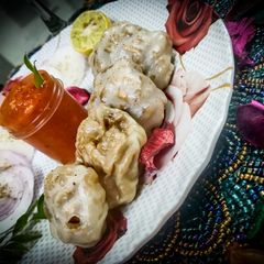 A picture of Soyabean Momos.