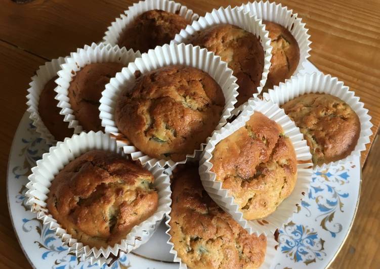 Easiest Way to Prepare Super Quick Homemade Courgette and Apple Muffins
