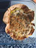 Quiche de pollo y mortadela con bechamel y queso