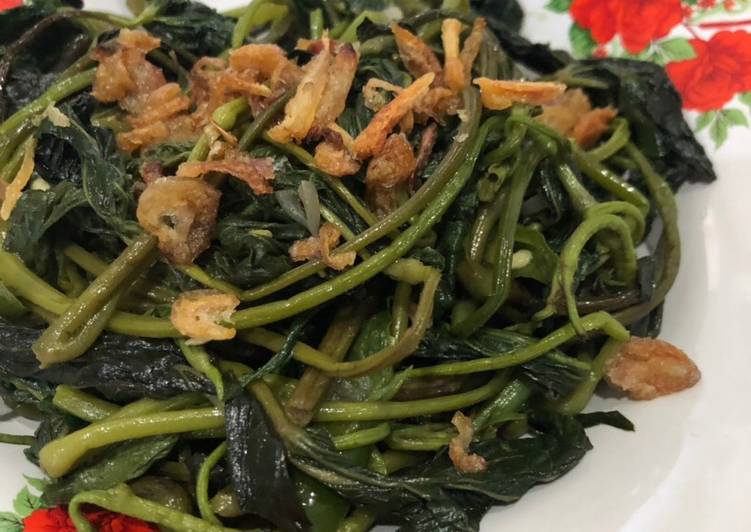 Resep Tumis Pedas Daun Ubi Jalar 🥬 yang nikmat