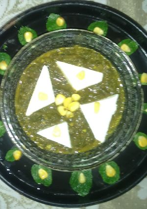 कॉर्न पालक पनीर (Corn Palak paneer recipe in hindi) रेसिपी मुख्य फोटो