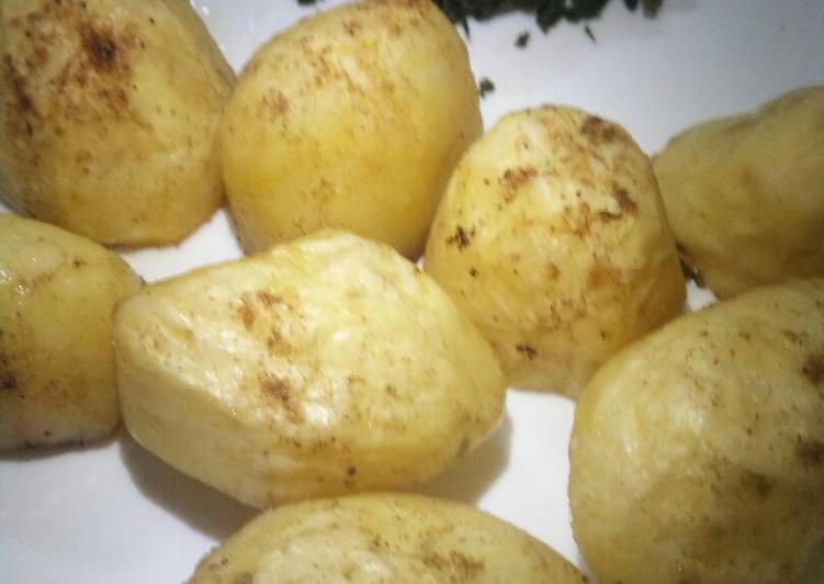 Steps to Make Quick Oven roasted potatoes