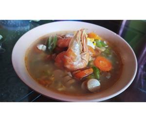 Resep Baru Sop Udang (mix sayur, tahu dan sosis) Ala Rumahan