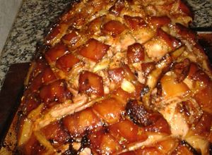 Una foto de Pernil de Cerdo al Horno