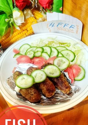 A picture of Fish kabab.