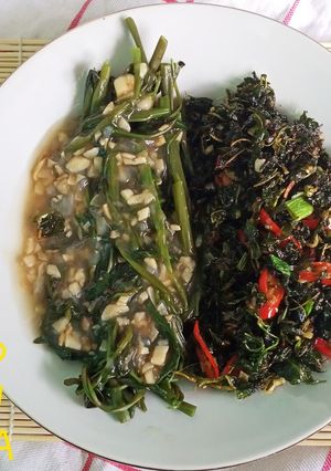 Foto resep Kangkung 2 Rasa
