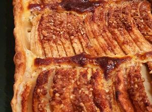 Une photo de "Tartes aux pommes à la Cannelle et au Pralin"