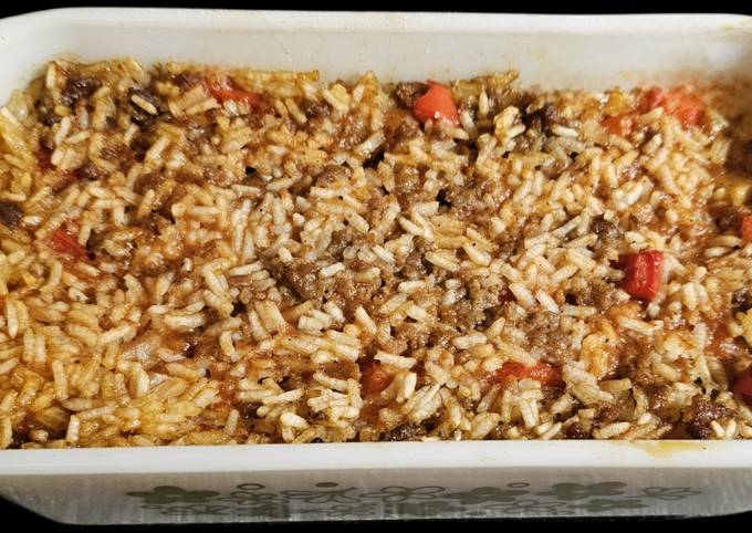 1950's Minute Rice Casserole recipe main photo