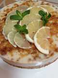 Tarta fresca de "mojito"