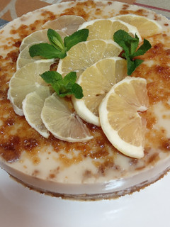 Una foto de Tarta fresca de "mojito"