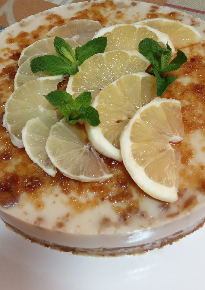 Una foto de Tarta fresca de "mojito"