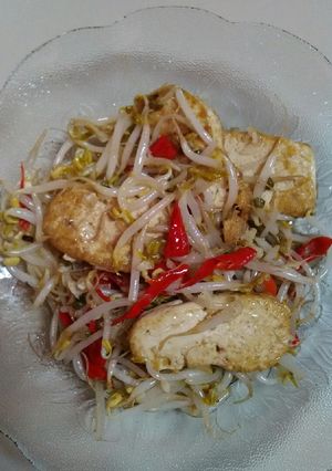 Foto resep Tumis tauge tahu