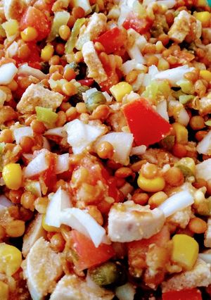 Foto principal de 11.🥗Ensalada de lentejas con toques árabes