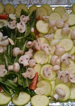 Una foto de Verduras al horno