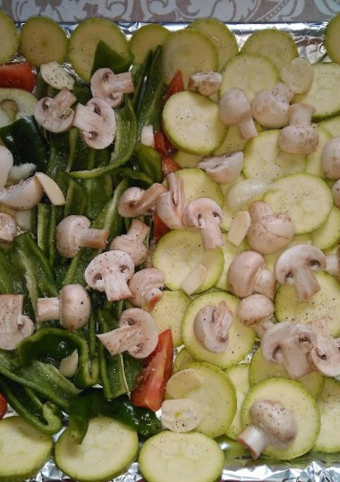 Una foto de Verduras al horno
