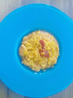 Una foto de Arroz de pavo facilito